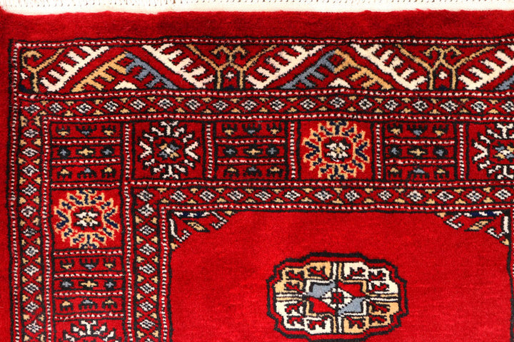 Dark Red Bokhara 2' 7 x 9' 11 - No. 45533 - ALRUG Rug Store