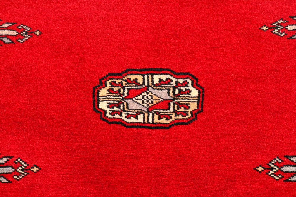 Red Bokhara 2' 7 x 10' 3 - No. 45545 - ALRUG Rug Store