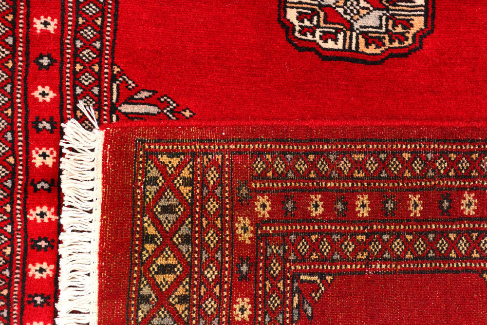 Red Bokhara 2' 7 x 10' 3 - No. 45545 - ALRUG Rug Store