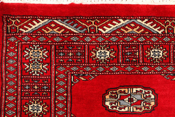 Dark Red Bokhara 2' 7 x 9' 7 - No. 45547 - ALRUG Rug Store
