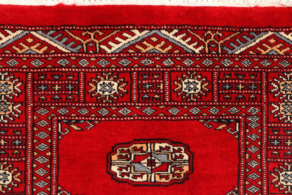 Dark Red Bokhara 2' 7 x 9' 7 - No. 45547 - ALRUG Rug Store