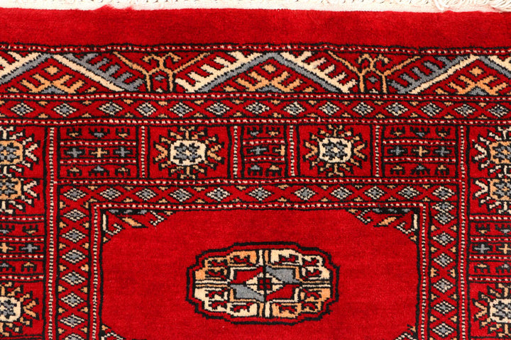 Dark Red Bokhara 2' 7 x 9' 7 - No. 45547 - ALRUG Rug Store