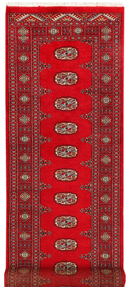 Dark Red Bokhara 2' 7 x 9' 7 - No. 45547 - ALRUG Rug Store