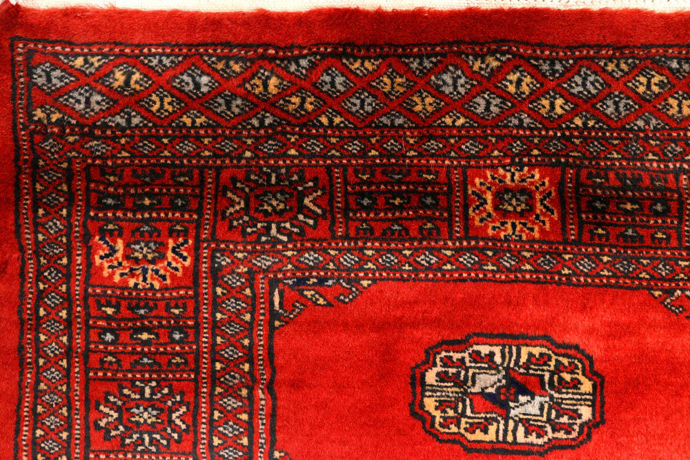 Firebrick Bokhara 2' 7 x 10' 7 - No. 45548 - ALRUG Rug Store