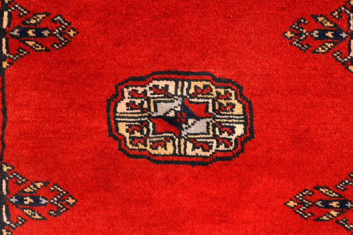 Firebrick Bokhara 2' 7 x 10' 7 - No. 45548 - ALRUG Rug Store