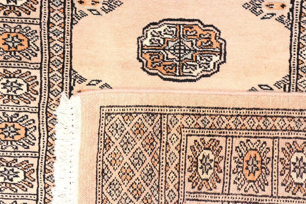 Bisque Bokhara 2' 8 x 9' 11 - No. 45551 - ALRUG Rug Store
