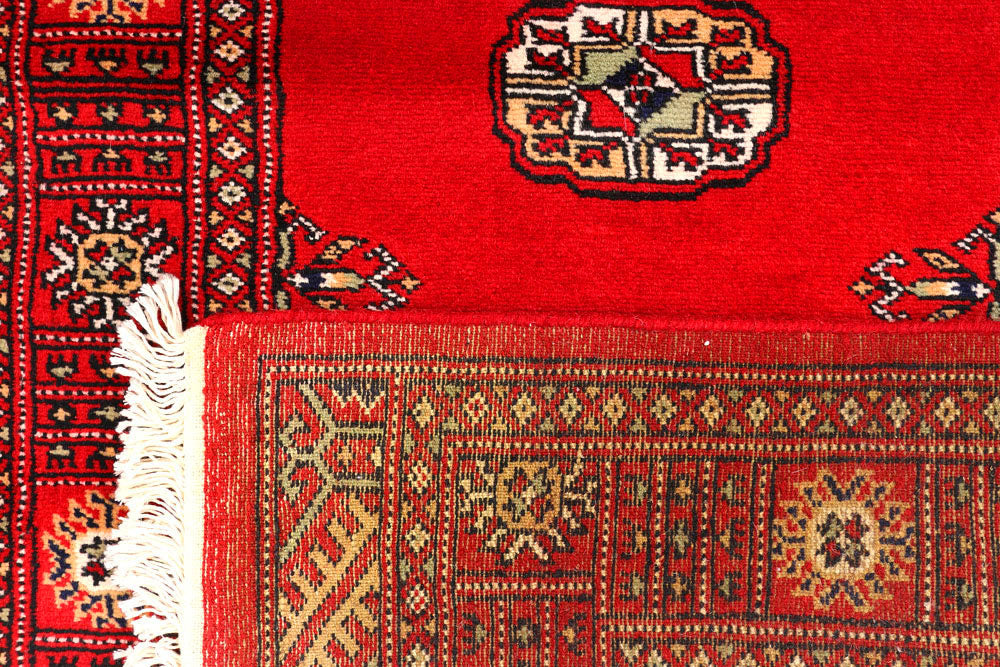 Red Bokhara 2' 6 x 10' 6 - No. 45552 - ALRUG Rug Store