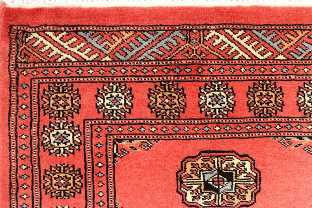 Indian Red Bokhara 2' 6 x 10' - No. 45553 - ALRUG Rug Store