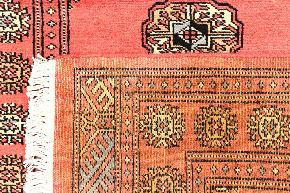 Indian Red Bokhara 2' 6 x 10' - No. 45553 - ALRUG Rug Store