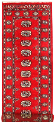 Red Bokhara 2'  7" x 9'  9" - No. QA95162