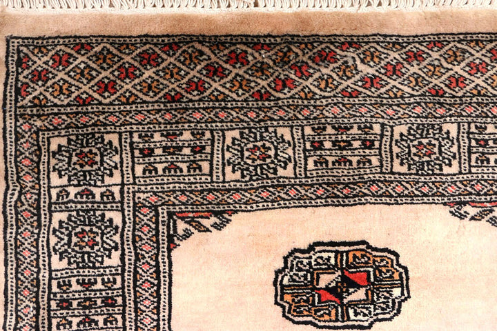 Ivory Bokhara 2' 6 x 10' 6 - No. 45555 - ALRUG Rug Store