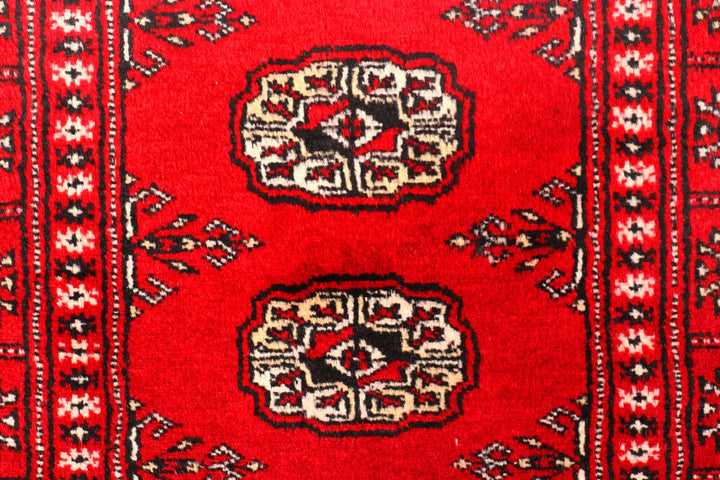 Dark Red Bokhara 2' 6 x 10' 6 - No. 45556 - ALRUG Rug Store