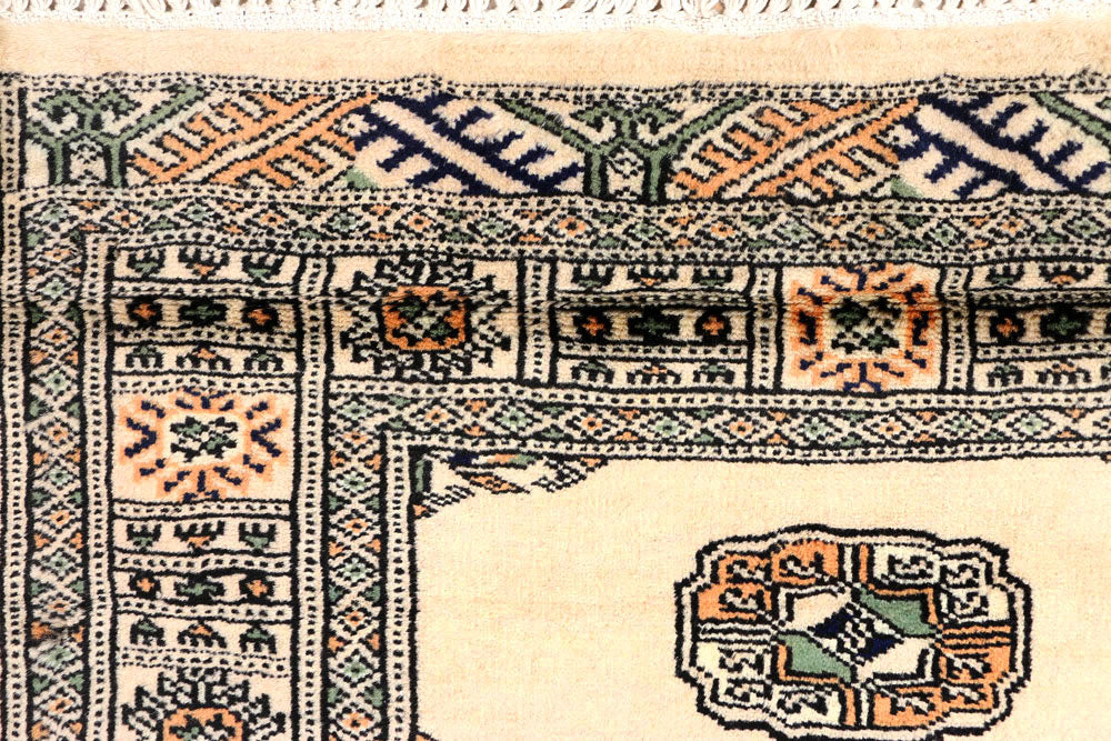 Ivory Bokhara 2' 6 x 10' 5 - No. 45557 - ALRUG Rug Store