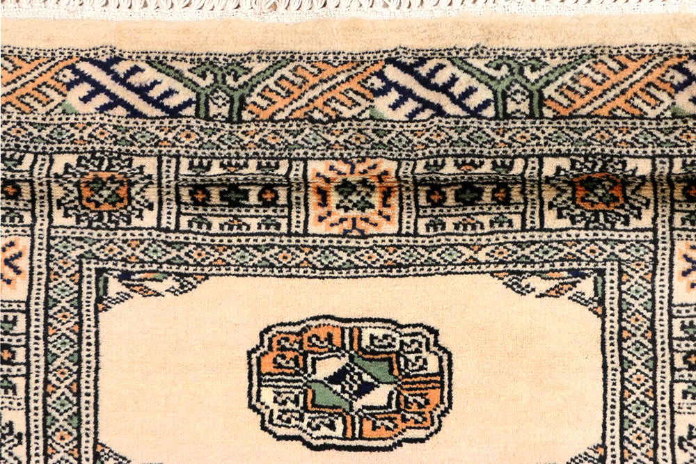 Ivory Bokhara 2' 6 x 10' 5 - No. 45557 - ALRUG Rug Store