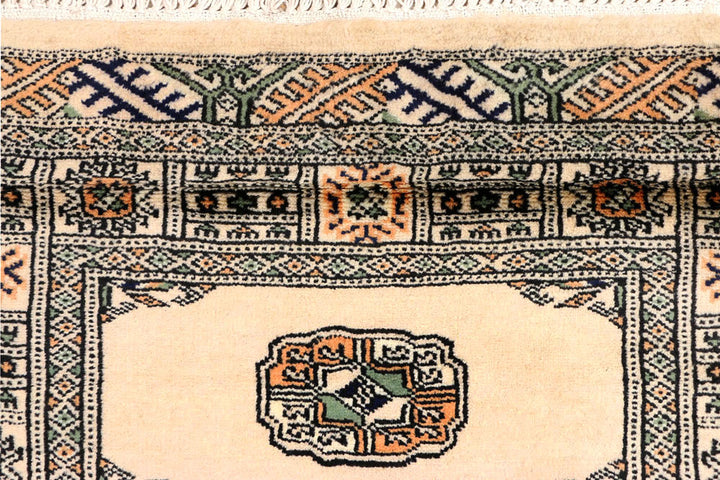 Ivory Bokhara 2' 6 x 10' 5 - No. 45557 - ALRUG Rug Store