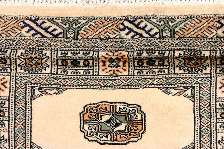 Ivory Bokhara 2'  6" x 10'  5" - No. QA82843