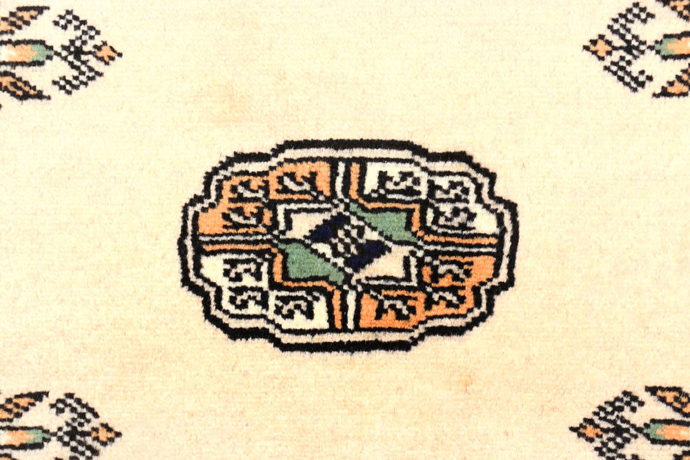 Ivory Bokhara 2' 6 x 10' 5 - No. 45557 - ALRUG Rug Store