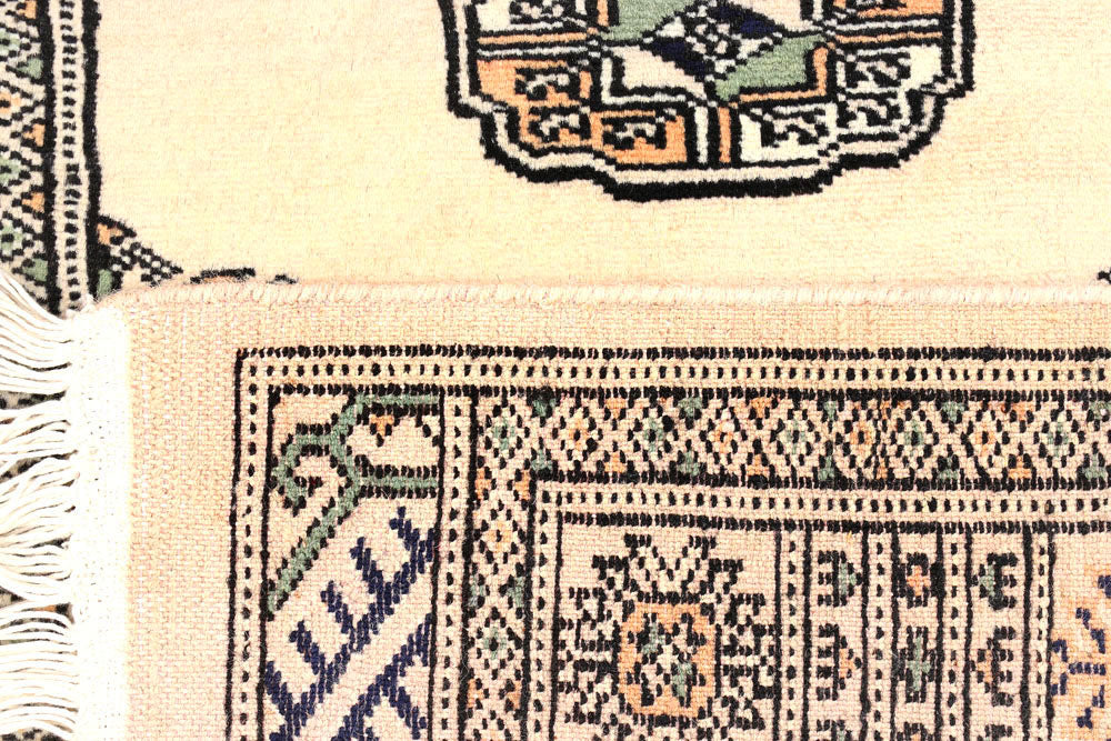 Ivory Bokhara 2' 6 x 10' 5 - No. 45557 - ALRUG Rug Store