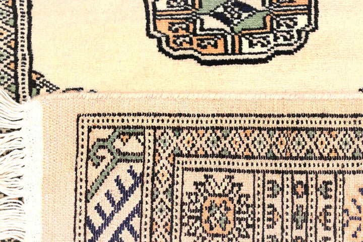 Ivory Bokhara 2'  6" x 10'  5" - No. QA82843