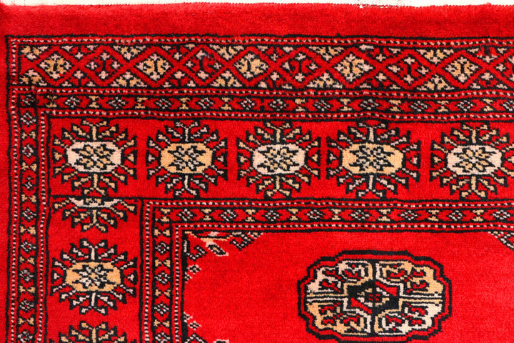 Red Bokhara 2' 6 x 9' 7 - No. 45560 - ALRUG Rug Store