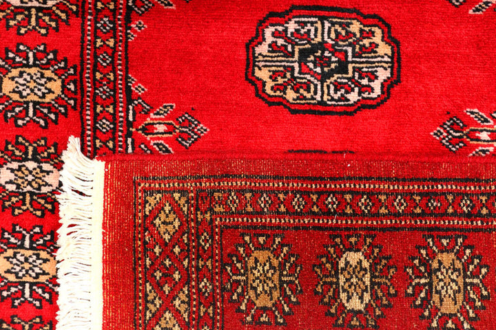 Red Bokhara 2' 6 x 9' 7 - No. 45560 - ALRUG Rug Store