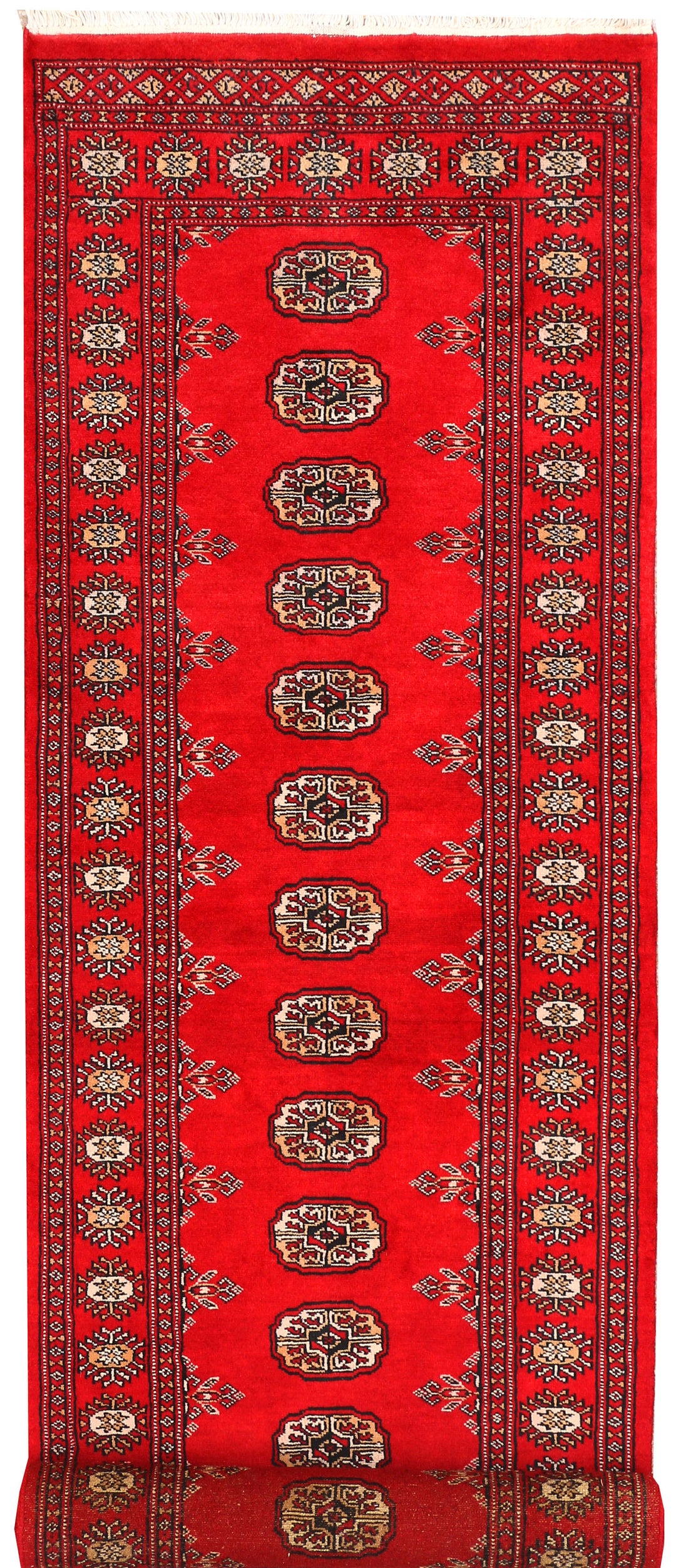 Red Bokhara 2' 6 x 9' 7 - No. 45560 - ALRUG Rug Store
