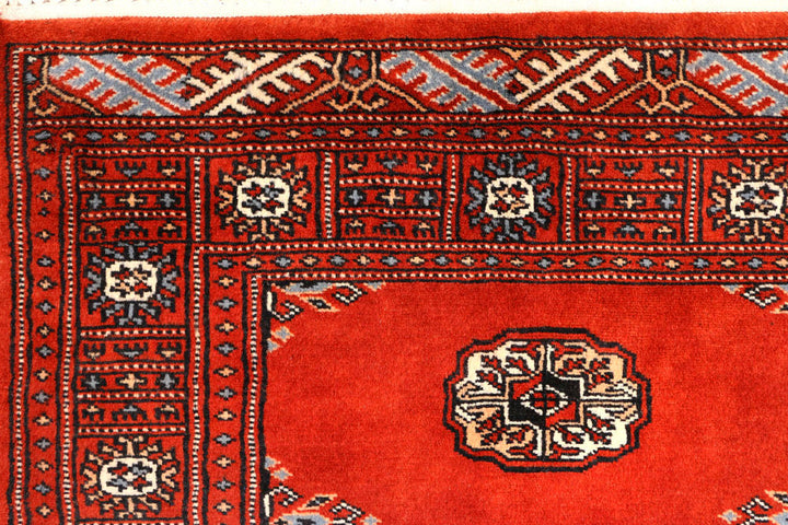 Firebrick Bokhara 2' 6 x 10' 2 - No. 45561 - ALRUG Rug Store