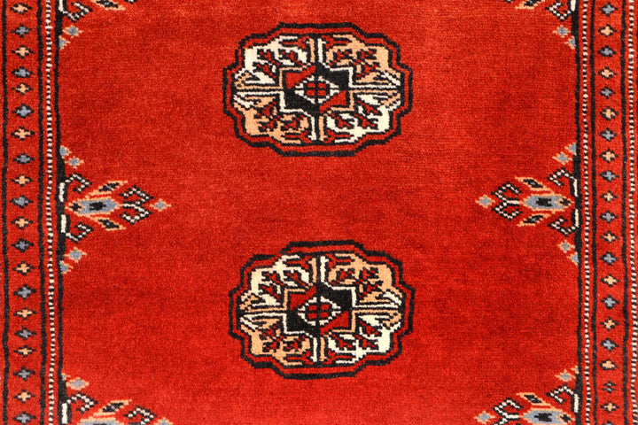 Firebrick Bokhara 2' 6 x 10' 2 - No. 45561 - ALRUG Rug Store