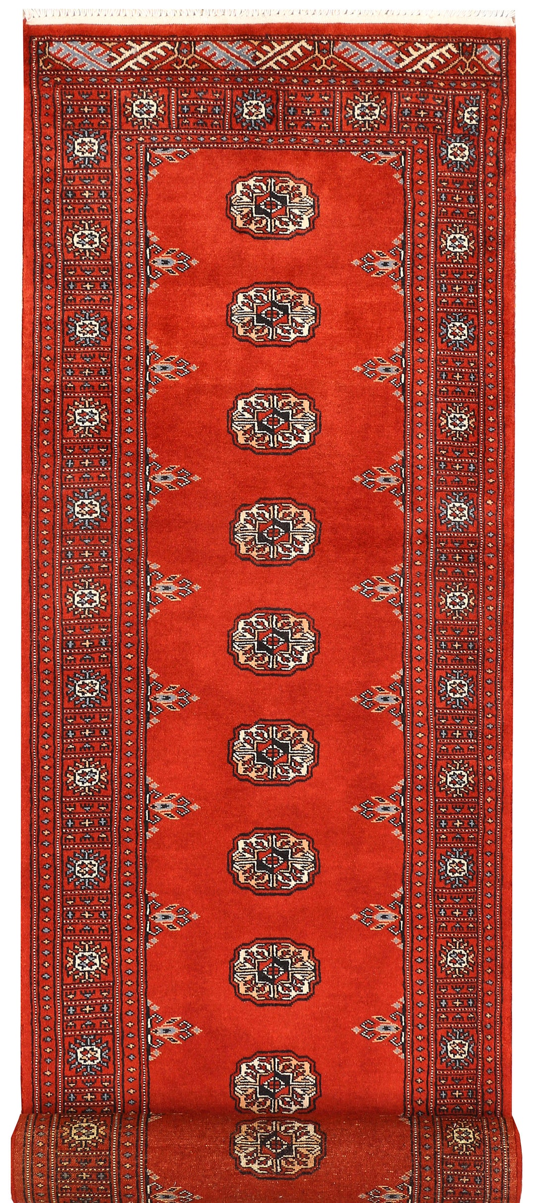 Firebrick Bokhara 2' 6 x 10' 2 - No. 45561 - ALRUG Rug Store
