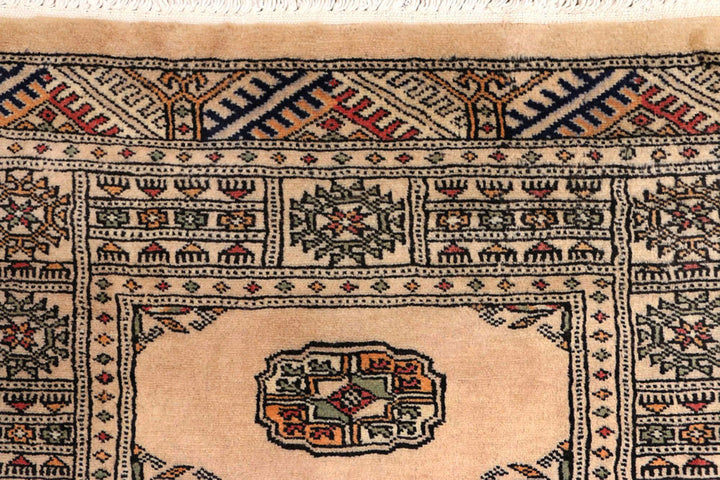 Ivory Bokhara 2'  6" x 9'  6" - No. QA37663