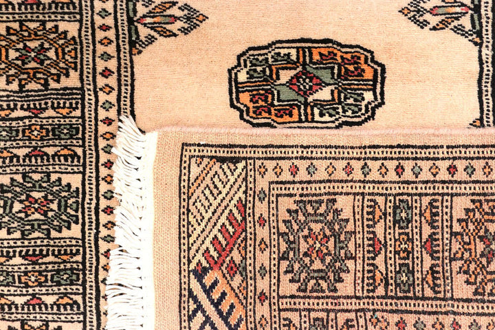 Ivory Bokhara 2' 6 x 9' 6 - No. 45562 - ALRUG Rug Store