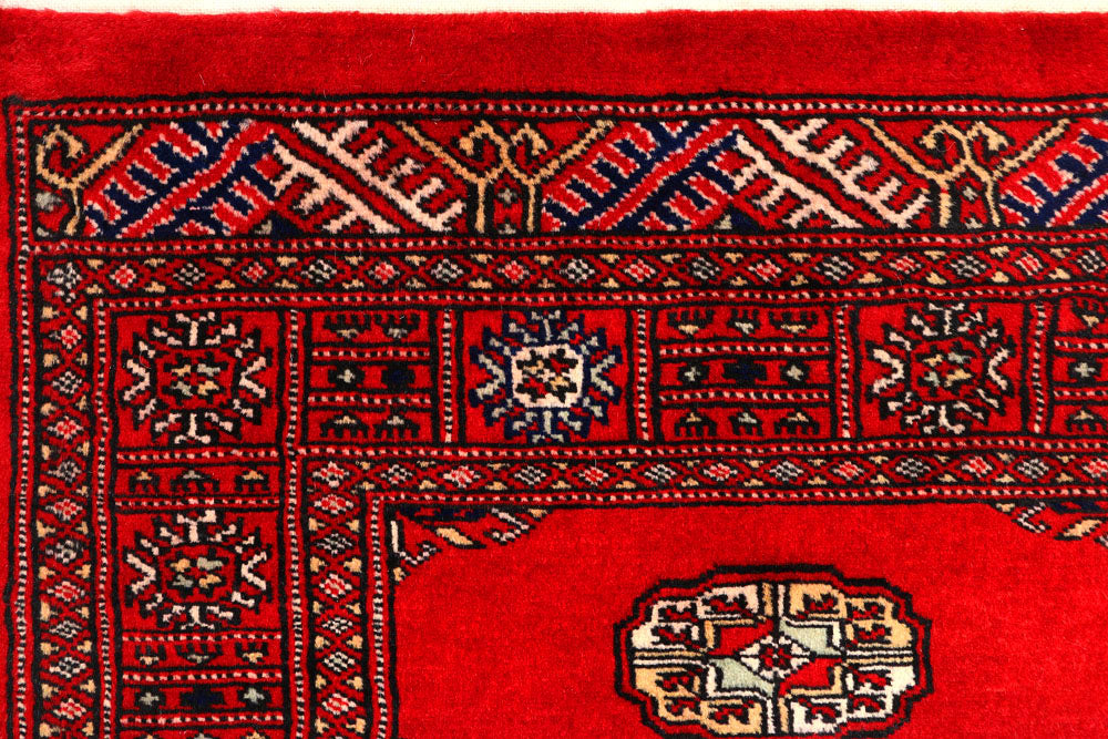 Red Bokhara 2' 6 x 9' 11 - No. 45563 - ALRUG Rug Store