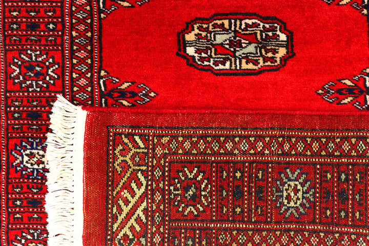 Red Bokhara 2' 6 x 9' 11 - No. 45563 - ALRUG Rug Store