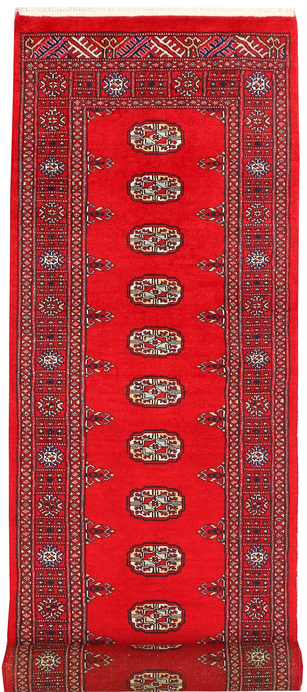 Red Bokhara 2' 6 x 9' 11 - No. 45563 - ALRUG Rug Store
