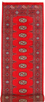 Red Bokhara 2' 6 x 9' 11 - No. 45563 - ALRUG Rug Store