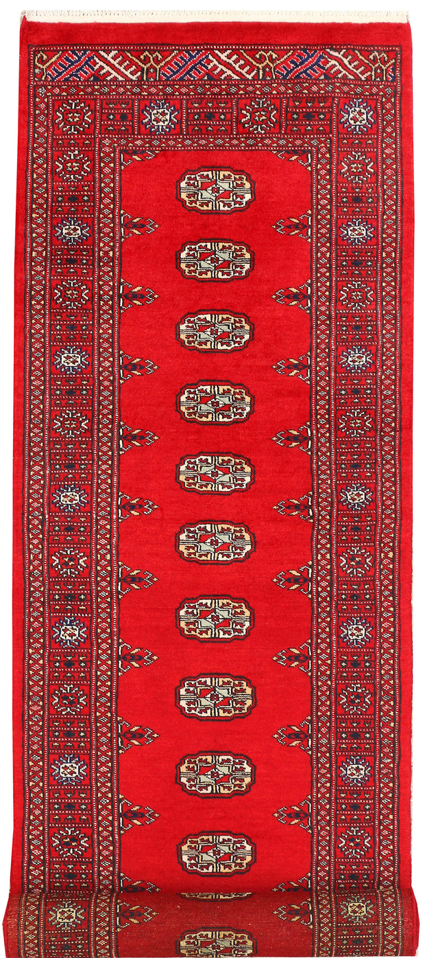 Red Bokhara 2' 6 x 9' 11 - No. 45563 - ALRUG Rug Store