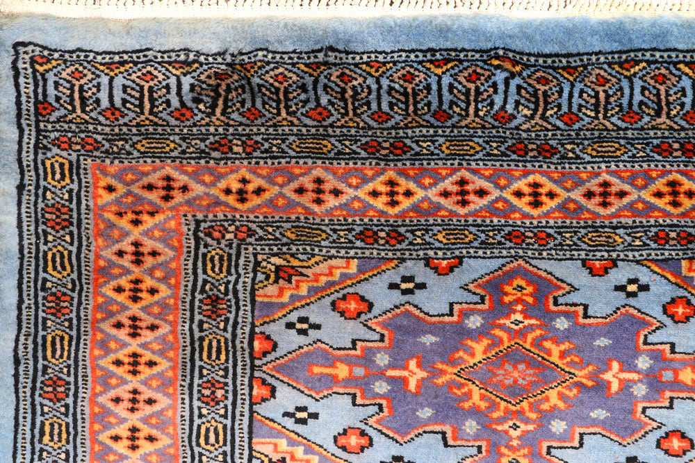 Light Steel Blue Jaldar 2' 7 x 9' 9 - No. 45567 - ALRUG Rug Store