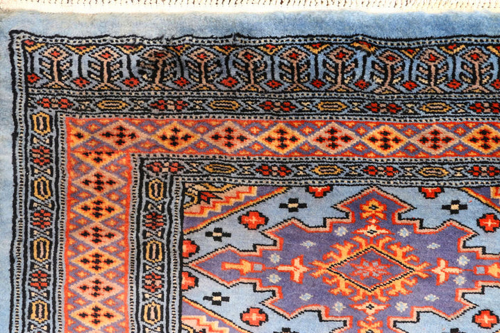 Light Steel Blue Jaldar 2' 7 x 9' 9 - No. 45567 - ALRUG Rug Store