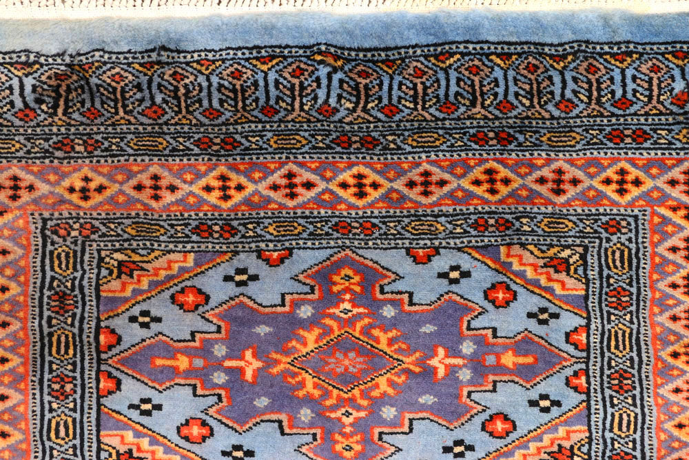 Light Steel Blue Jaldar 2' 7 x 9' 9 - No. 45567 - ALRUG Rug Store