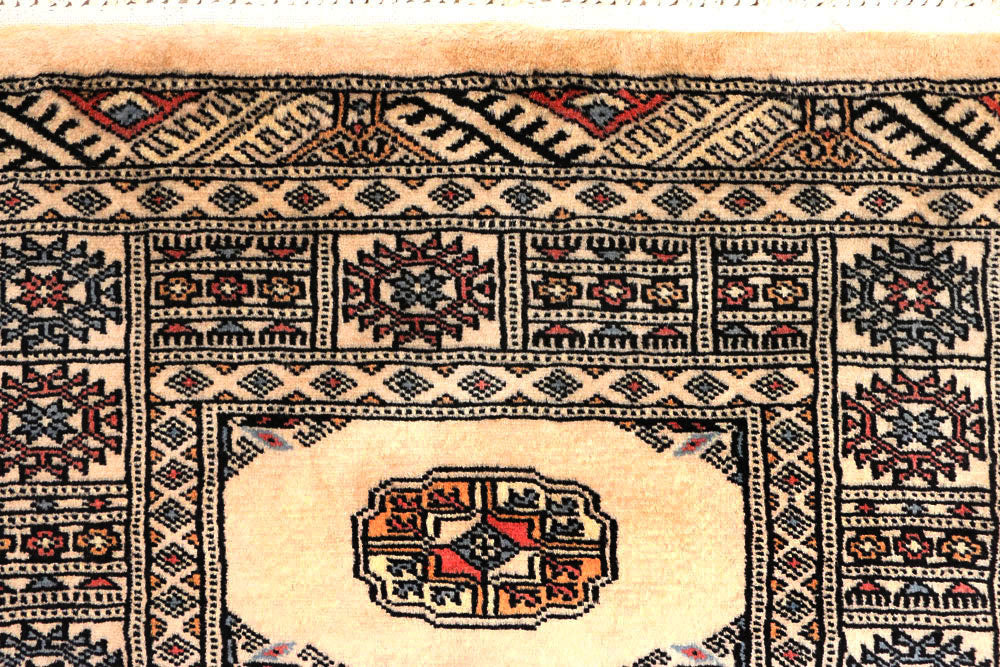 Ivory Bokhara 2' 6 x 9' 7 - No. 45569 - ALRUG Rug Store
