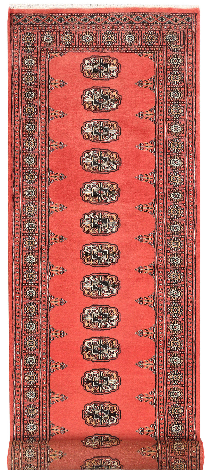 Indian Red Bokhara 2'  6" x 9'  10" - No. QA52120