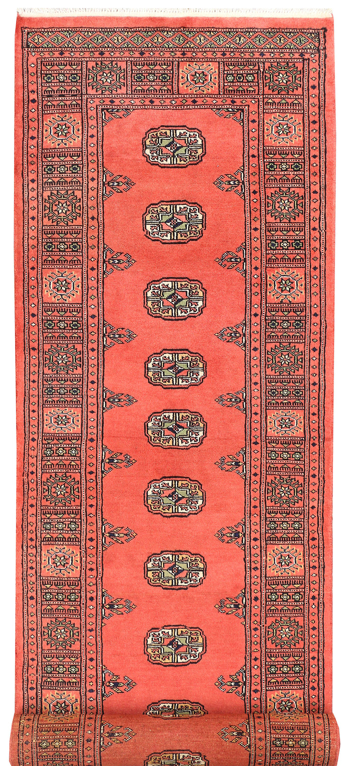 Salmon Bokhara 2'  7" x 9'  11" - No. QA54221