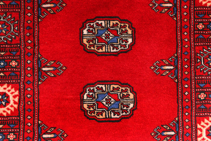 Dark Red Bokhara 2' 7 x 10' 1 - No. 45578 - ALRUG Rug Store