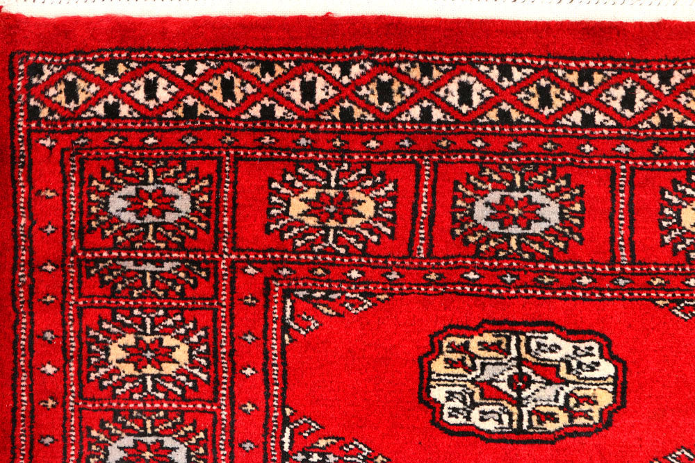 Red Bokhara 2' 7 x 9' 7 - No. 45580 - ALRUG Rug Store