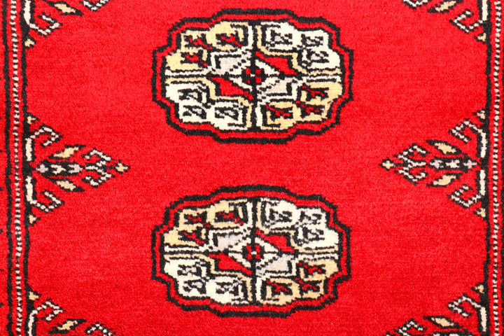 Red Bokhara 2' 7 x 9' 7 - No. 45580 - ALRUG Rug Store