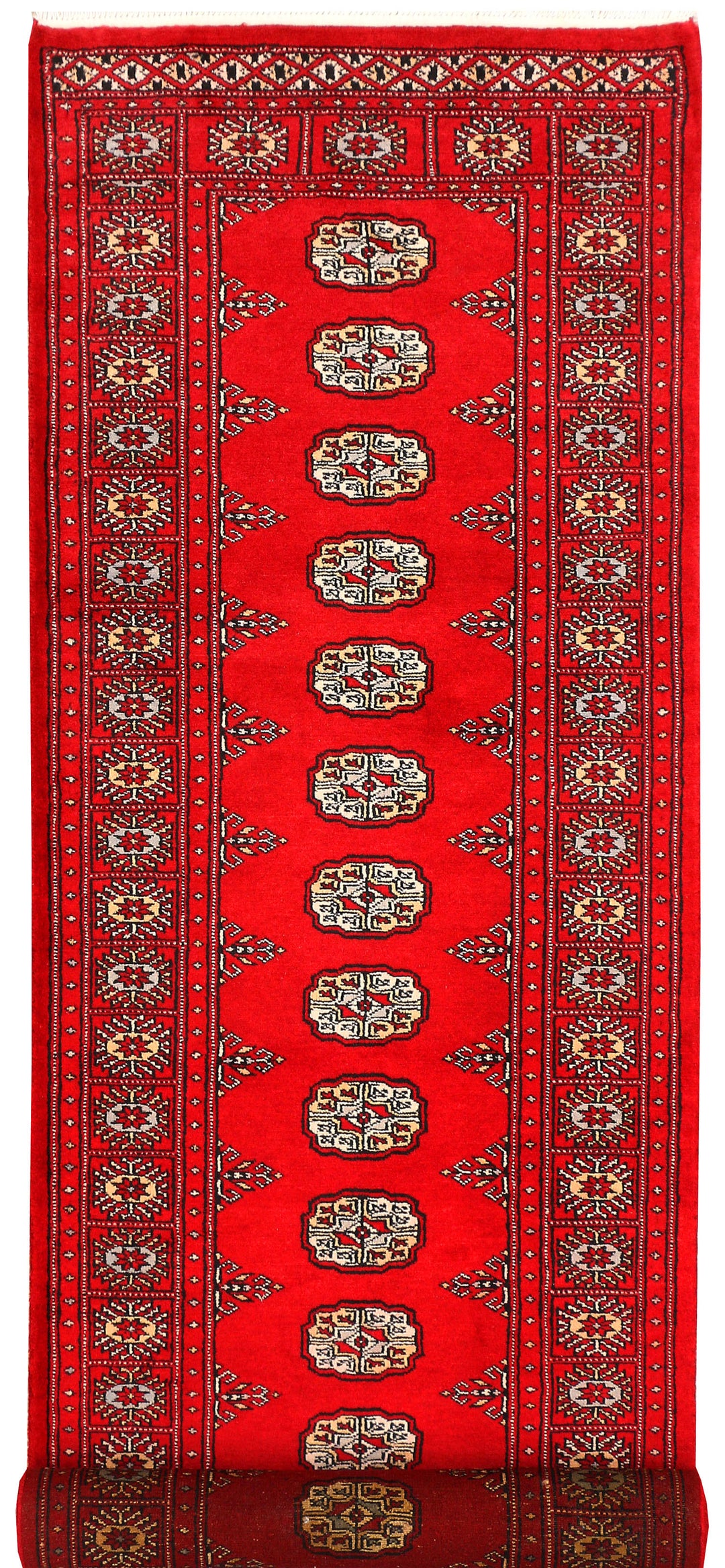 Red Bokhara 2' 7 x 9' 7 - No. 45580 - ALRUG Rug Store