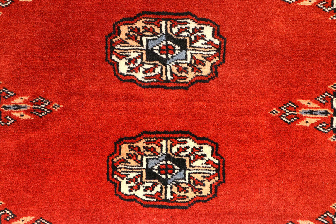 Firebrick Bokhara 2'  6" x 9'  8" - No. QA61452