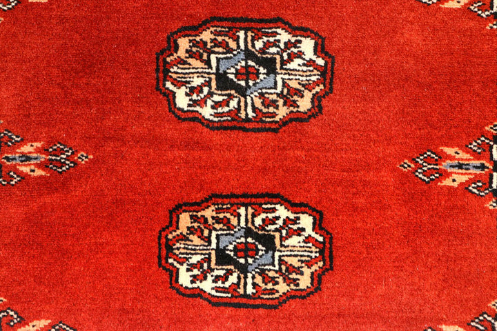 Firebrick Bokhara 2'  6" x 9'  8" - No. QA61452