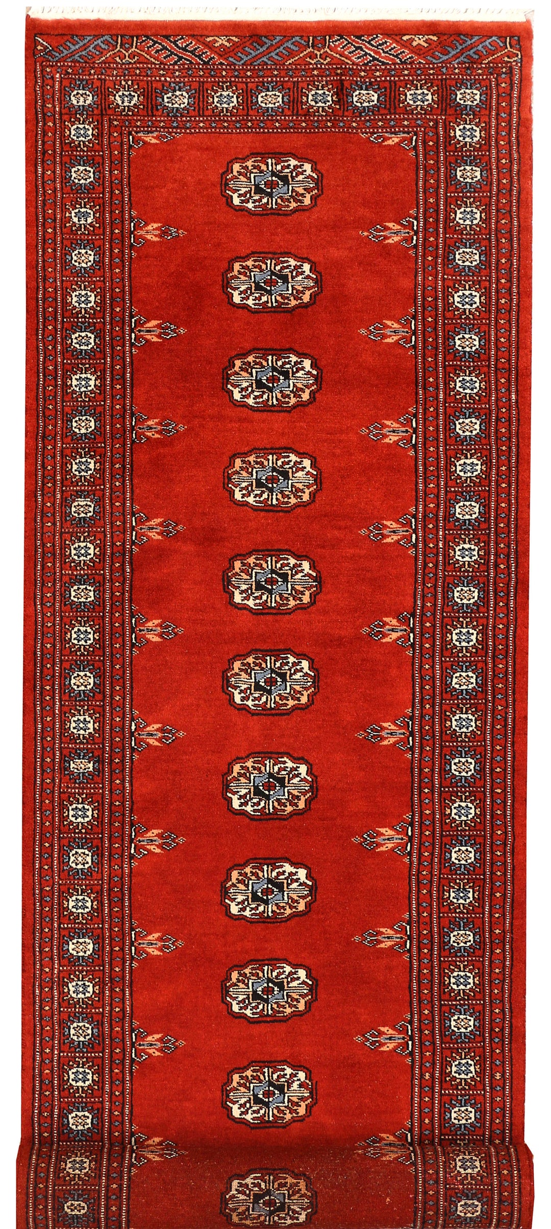 Firebrick Bokhara 2' 6 x 9' 8 - No. 45581 - ALRUG Rug Store