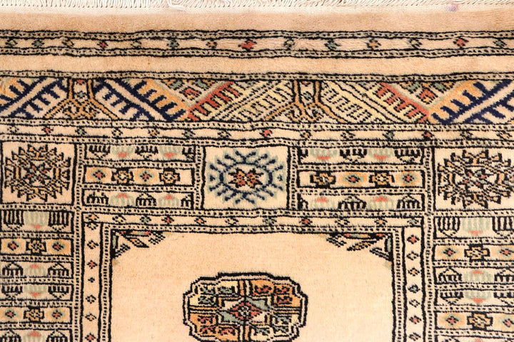 Antique White Bokhara 2' 6 x 10' 4 - No. 45583 - ALRUG Rug Store